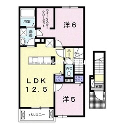 トゥールビヨン　Ⅰの物件間取画像